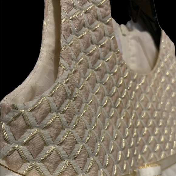 ✨HP✨Gold glitter Bonnie Baby Dress. - Picture 5 of 9